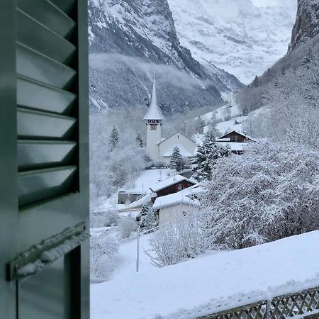 Ferienwohnung Chalet Pironnet With Best Views, Charm And Comfort! Lauterbrunnen Exterior foto