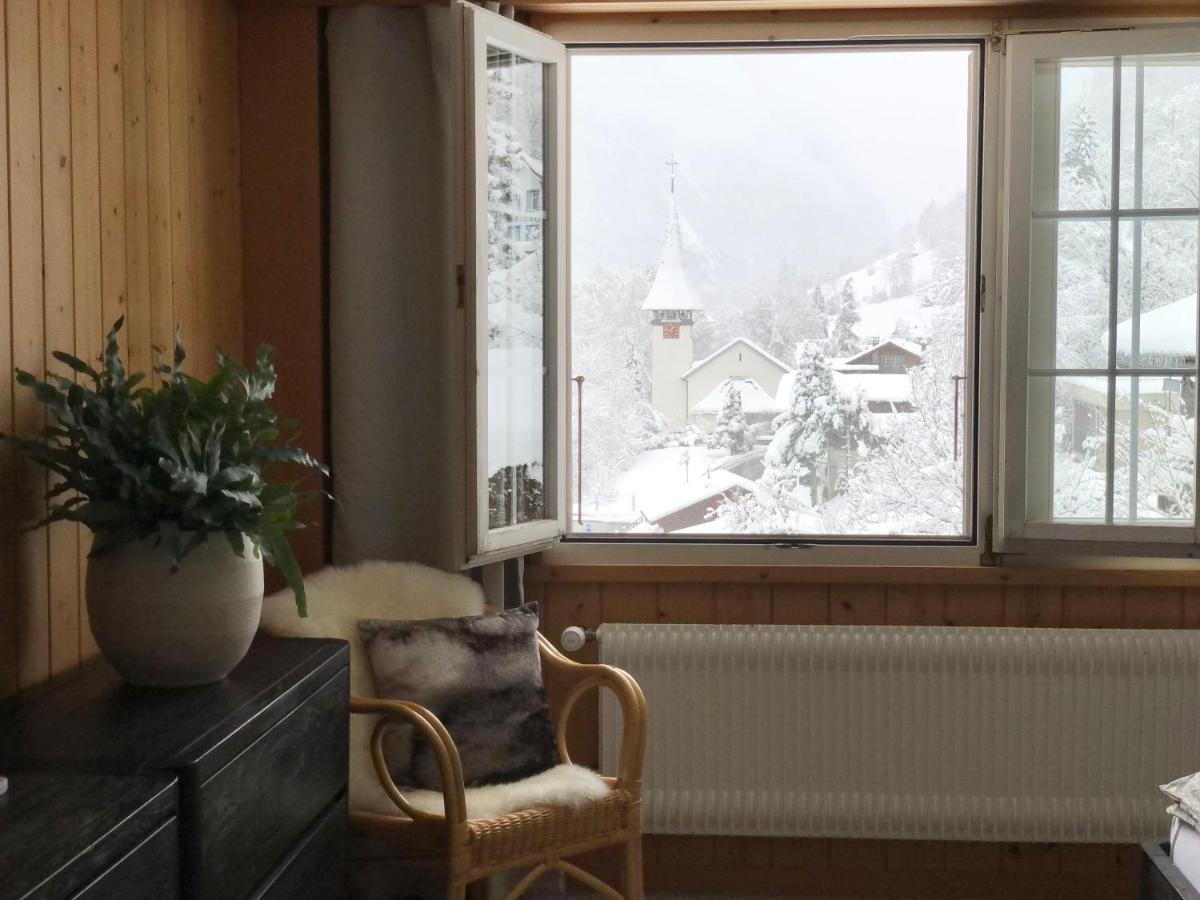 Ferienwohnung Chalet Pironnet With Best Views, Charm And Comfort! Lauterbrunnen Exterior foto